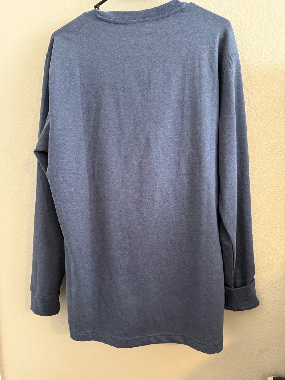 Saddlebred Henley Men's Long Sleeve Size Medium Cotton Blend Layering - Picture 3 of 8